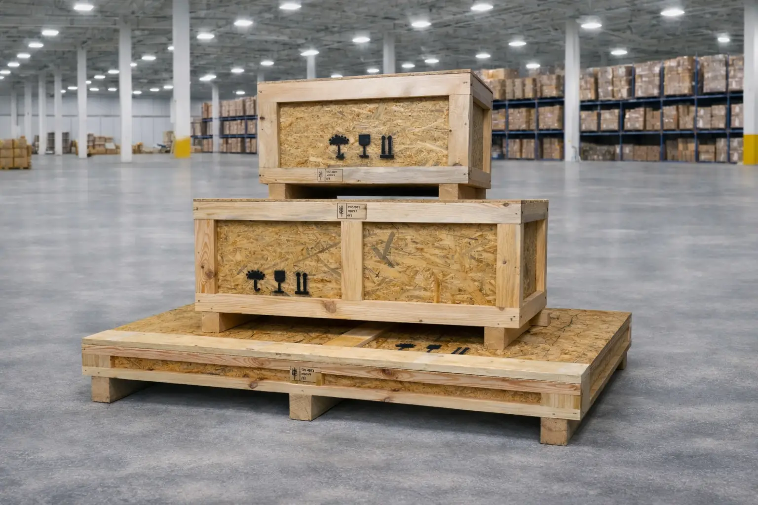 Maßgefertigte Transportkisten aus Holz